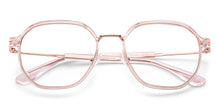 Load image into Gallery viewer, Transparent Pink Hexagonal Full Rim Unisex Clip-on Eyeglasses by Lenskart Air-228879