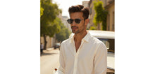 Load image into Gallery viewer, Clear Grey Square Full Rim Unisex Clip-on Eyeglasses by Lenskart Air-228880