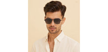 Load image into Gallery viewer, Clear Grey Square Full Rim Unisex Clip-on Eyeglasses by Lenskart Air-228880