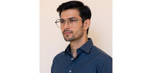 Load image into Gallery viewer, Clear Grey Square Full Rim Unisex Clip-on Eyeglasses by Lenskart Air-228880