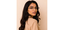 Load image into Gallery viewer, Clear Grey Square Full Rim Unisex Clip-on Eyeglasses by Lenskart Air-228880