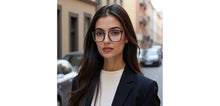 Load image into Gallery viewer, Black Square Full Rim Unisex Clip-on Eyeglasses by Lenskart Air-228881