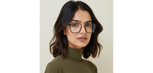 Load image into Gallery viewer, Black Square Full Rim Unisex Clip-on Eyeglasses by Lenskart Air-228881