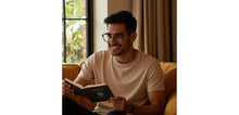 Load image into Gallery viewer, Black Square Full Rim Unisex Clip-on Eyeglasses by Lenskart Air-228881
