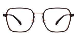 Black Square Full Rim Unisex Clip-on Eyeglasses by Lenskart Air-228881