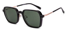 Load image into Gallery viewer, Black Square Full Rim Unisex Clip-on Eyeglasses by Lenskart Air-228881