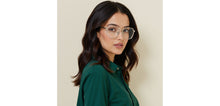 Load image into Gallery viewer, Clear Square Full Rim Unisex Clip-on Eyeglasses by Lenskart Air-228882