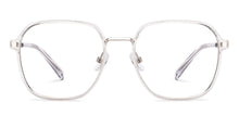 Load image into Gallery viewer, Clear Square Full Rim Unisex Clip-on Eyeglasses by Lenskart Air-228882