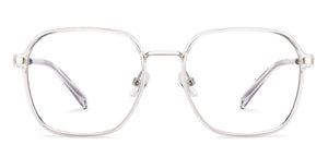 Clear Square Full Rim Unisex Clip-on Eyeglasses by Lenskart Air-228882
