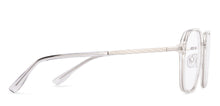 Load image into Gallery viewer, Clear Square Full Rim Unisex Clip-on Eyeglasses by Lenskart Air-228882