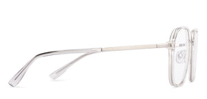 Clear Square Full Rim Unisex Clip-on Eyeglasses by Lenskart Air-228882