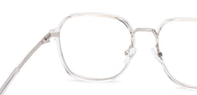 Load image into Gallery viewer, Clear Square Full Rim Unisex Clip-on Eyeglasses by Lenskart Air-228882