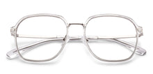 Load image into Gallery viewer, Clear Square Full Rim Unisex Clip-on Eyeglasses by Lenskart Air-228882