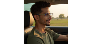 Blue Square Full Rim Unisex Clip-on Eyeglasses by Lenskart Air-228884