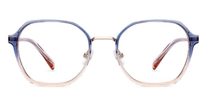 Blue Square Full Rim Unisex Clip-on Eyeglasses by Lenskart Air-228884