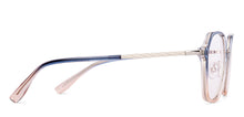 Load image into Gallery viewer, Blue Square Full Rim Unisex Clip-on Eyeglasses by Lenskart Air-228884