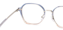 Load image into Gallery viewer, Blue Square Full Rim Unisex Clip-on Eyeglasses by Lenskart Air-228884