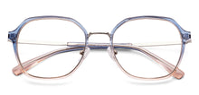 Load image into Gallery viewer, Blue Square Full Rim Unisex Clip-on Eyeglasses by Lenskart Air-228884