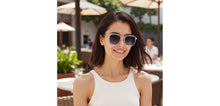 Load image into Gallery viewer, Blue Square Full Rim Unisex Clip-on Eyeglasses by Lenskart Air-228886
