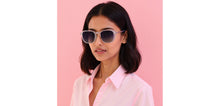 Load image into Gallery viewer, Blue Square Full Rim Unisex Clip-on Eyeglasses by Lenskart Air-228886