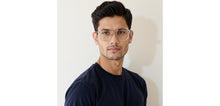 Load image into Gallery viewer, Blue Square Full Rim Unisex Clip-on Eyeglasses by Lenskart Air-228886