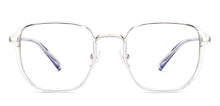 Load image into Gallery viewer, Blue Square Full Rim Unisex Clip-on Eyeglasses by Lenskart Air-228886