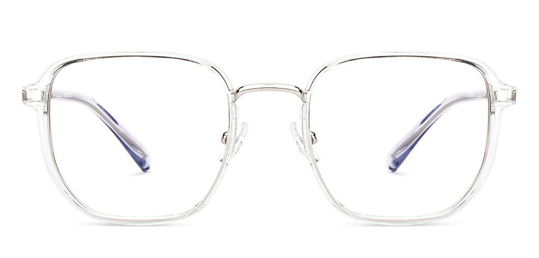 Blue Square Full Rim Unisex Clip-on Eyeglasses by Lenskart Air-228886