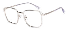 Load image into Gallery viewer, Blue Square Full Rim Unisex Clip-on Eyeglasses by Lenskart Air-228886