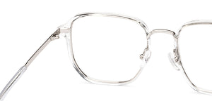 Blue Square Full Rim Unisex Clip-on Eyeglasses by Lenskart Air-228886