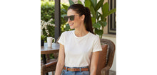 Load image into Gallery viewer, Clear Grey Square Full Rim Unisex Clip-on Eyeglasses by Lenskart Air-228887