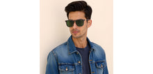 Load image into Gallery viewer, Clear Grey Square Full Rim Unisex Clip-on Eyeglasses by Lenskart Air-228887