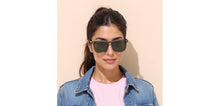 Load image into Gallery viewer, Clear Grey Square Full Rim Unisex Clip-on Eyeglasses by Lenskart Air-228887