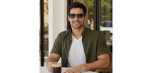 Load image into Gallery viewer, Clear Grey Square Full Rim Unisex Clip-on Eyeglasses by Lenskart Air-228889