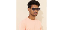 Load image into Gallery viewer, Clear Grey Square Full Rim Unisex Clip-on Eyeglasses by Lenskart Air-228889