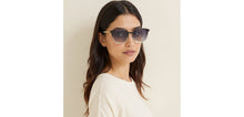 Load image into Gallery viewer, Clear Grey Square Full Rim Unisex Clip-on Eyeglasses by Lenskart Air-228889