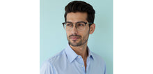 Load image into Gallery viewer, Clear Grey Square Full Rim Unisex Clip-on Eyeglasses by Lenskart Air-228889