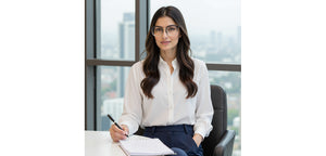 Clear Grey Square Full Rim Unisex Clip-on Eyeglasses by Lenskart Air-228889