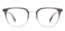 Load image into Gallery viewer, Clear Grey Square Full Rim Unisex Clip-on Eyeglasses by Lenskart Air-228889