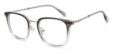 Load image into Gallery viewer, Clear Grey Square Full Rim Unisex Clip-on Eyeglasses by Lenskart Air-228889