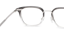 Load image into Gallery viewer, Clear Grey Square Full Rim Unisex Clip-on Eyeglasses by Lenskart Air-228889