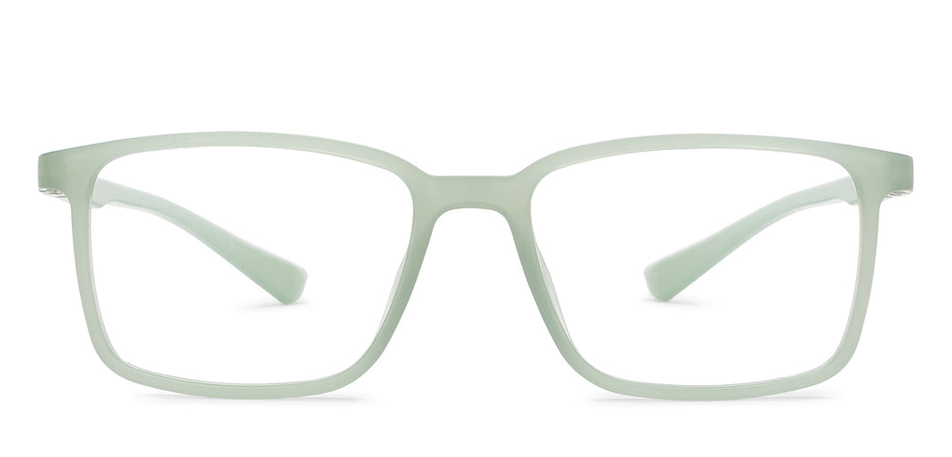 Green Rectangle Full Rim Unisex Eyeglasses by Lenskart BLU Screen Glasses-210080