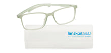 Load image into Gallery viewer, Green Rectangle Full Rim Unisex Eyeglasses by Lenskart BLU Screen Glasses-210080