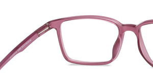 Purple Rectangle Full Rim Unisex Eyeglasses by Lenskart BLU Screen Glasses-210081