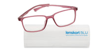Load image into Gallery viewer, Purple Rectangle Full Rim Unisex Eyeglasses by Lenskart BLU Screen Glasses-210081