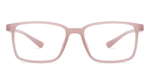 Pink Rectangle Full Rim Unisex Eyeglasses by Lenskart BLU Screen Glasses-210082
