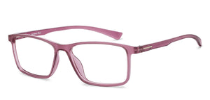 Purple Rectangle Full Rim Unisex Eyeglasses by Lenskart BLU Screen Glasses-210073