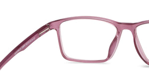 Purple Rectangle Full Rim Unisex Eyeglasses by Lenskart BLU Screen Glasses-210073