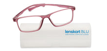 Load image into Gallery viewer, Purple Rectangle Full Rim Unisex Eyeglasses by Lenskart BLU Screen Glasses-210073