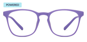 Purple Wayfarer Full Rim Unisex Eyeglasses by Hooper-219070