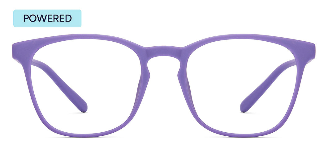 Purple Wayfarer Full Rim Unisex Eyeglasses by Hooper-219070